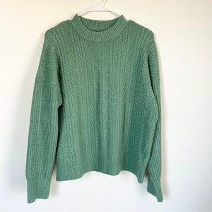 Amazon Essentials Green Knit Sweater